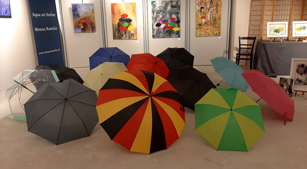 Exposition à Pinneberg - La pluie est romantique